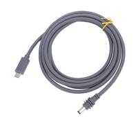 Generic Cordon d'alimentation de Type C à DC de 9,8 Pieds, avec Puce Intelligente, en Caoutchouc de qualité Supérieure, pour Ordinateurs Portables, Haut-parleurs, Bandes Lumineuses LED, 20V, 5a