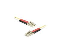 exertis Connect - Cordon de raccordement - LC/UPC multimode (M) pour LC/UPC multimode (M) - 2 m - 2 mm - fibre optique - duplex - 50 / 125 microns - OM2 - sans halogène - orange