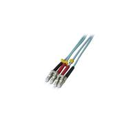generic - Cordon de raccordement - LC/UPC multimode pour LC/UPC multimode - 10 m - fibre optique - duplex - 50 / 125 microns - OM3 - sans halogène -
