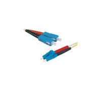 generic - Cordon de raccordement - mode unique SC/UPC (M) pour mode unique LC/UPC - 2 m - fibre optique - duplex - 9 / 125 micromètres - OS2 - sans