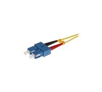 generic - Cordon de raccordement - mode unique SC/UPC (M) pour mode unique SC/UPC (M) - 10 m - 2 mm - fibre optique - simplex - 9 / 125 micromètres -