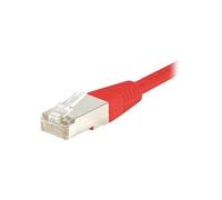 generic - Cordon de raccordement - RJ-45 (M) pour RJ-45 (M) - 3 m - FTP - CAT 6 - moulé - rouge