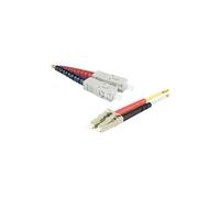 generic - Cordon de raccordement - SC/UPC multimode (M) pour LC/UPC multimode (M) - 2 m - fibre optique - duplex - 50 / 125 microns - OM2 - sans