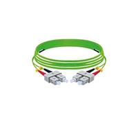 generic - Cordon de raccordement - SC/UPC multimode (M) pour SC/UPC multimode (M) - 10 m - 2 mm - fibre optique - duplex - 50 / 125 microns - OM5 -