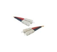 generic - Cordon de raccordement - SC/UPC multimode (M) pour SC/UPC multimode (M) - 10 m - 2 mm - fibre optique - duplex - 50 / 125 microns - OM2 -