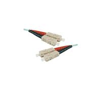 generic - Cordon de raccordement - SC/UPC multimode (M) pour SC/UPC multimode (M) - 2 m - 2 mm - fibre optique - duplex - 50 / 125 microns - OM3 -