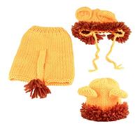 Generic Costume de Photographie de Lion Mignon pour bébé Nouveau-né, Accessoire Photo de Lion à la Mode pour Les Fêtes, Les Vacances et Les Activités de Plein Air, Matériau en Coton, Couleur de