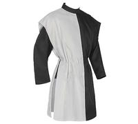 Generic Costume d'Halloween pour homme - Costume de cosplay médiéval pour homme - Tunique de chevalier - Robe médiévale de la Renaissance - Disfraces de Halloween Para Hombres Terreur (blanc, XXL)