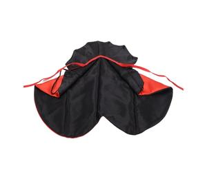 Generic Costume pour Animal de Compagnie Cape Rouge Noire Réversible pour Chien et Chat pour Tenue de Fête, Cosplay, Taille Universelle, Tissu Léger et Respirant, Idéal pour Les Photos et la