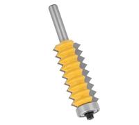 Generic Coupe-Bois Durable à 8 Tiges, Lames sans Copeaux pour Couteau de Fraisage du Bois pour les Amateurs et les Professionnels du Bricolage (Couteau à mortaise et tenon multi-dents 8X55)