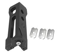 Generic Coupe-bordure en Alliage D'aluminium, Grattoir à Bois Manuel Ergonomique avec 3 Lames pour la Coupe des Bandes de Chant, Léger Noir