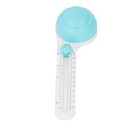 Generic Coupe-cercle, Coupe-papier Circulaire à échelle Transparente à Stockage Inférieur pour Cartes de Vœux