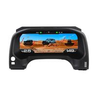 Generic COUPE Digital DU CAR LCD, 12,3 Pouces Remplacement de Voiture Digital Cluster Affichage Clair pour Prado 2018-2023