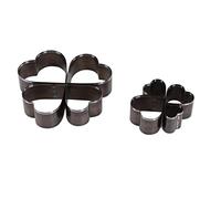 Generic Coupe en Cuir en Forme de Coeur, Alliage en Alliage Durable en Acier Incisif Coup de Cuir Die Haute dureté 8pcs avec Boîte de Rangement pour le Bricolage pour la Main Faite à la Main