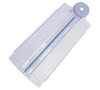 Generic Coupe-papier Trimmer Compact Applicateur de Coupe Fonctionnelle Outil Dial pour Bordures Embossage et Rainurage Règle Intégrée pour Scrapbooking, Violet