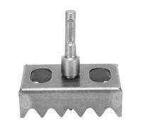 Generic Coupe-trou de Boîte à 86 Douilles, Outil de Poinçonnage Rectangulaire en Acier au Carbone Durable pour les Installations électriques 85x45x28mm