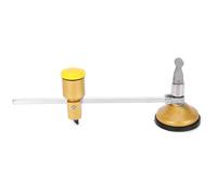 Generic Coupe-verre Circulaire de Haute Précision Roulement Rotatif à 360° Échelle Intégrée Entièrement en Métal Diamètre Réglable 40 Cm pour Trous de Ventilateur et de Climatisation