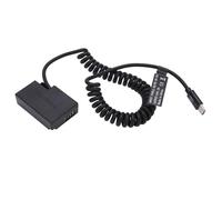 Generic Coupleur CC de Caméra, Adaptateur d'alimentation de Batterie Factice à Décodage Complet pour RP 760D 750D 800D, Port D'entrée de Type C, pour Les Professionnels de la Caméra