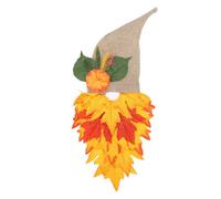 Generic Couronne Automne GNOME Décor Artificiel Feuille d'Érable Guirlande Porte Maison Porche Jardin