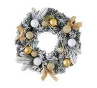Generic Couronne de Noël avec Ornements pour Porte D'entrée et Fenêtre, 30 cm