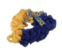 Generic Couronne de Tournesol avec Drapeau Ukrainien, Décoration de Porte en Tissu, Couronne Avant de Ferme, Décor de Printemps pour la Maison, Porche, Fête, Ukrainienne Bleue et Jaune (#2)