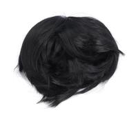 Generic Courte Perruque de Cosplay, Douce Facile à Utiliser Beau Sein de Cosplays Réalistes pour les Costumes de (BLACK)