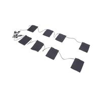 Generic Coussin chauffant portable multifonction à 8 zones - 3 niveaux de chauffage - Tissu en nylon de qualité - Confortable - Chaud avec USB - Alimentation via 5 V 2 A