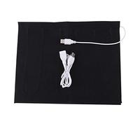 Generic Coussin Chauffant USB 5 V, Chauffe-tissu électrique Cousable en Toute sécurité pour Lit D'animal de Compagnie avec Câble USB de 1,5 M