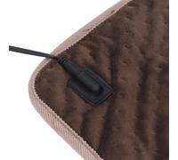 Generic Coussin Chauffant USB, Couverture Chauffante électrique Portable avec 3 Réglages de Chaleur pour le Cou, les épaules et les Jambes Arrière, Fibre Synthétique de 11,8x23,6 Pouces