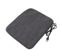 Generic Coussin Chauffant USB Portable pour les Douleurs au Cou, au Dos et aux Jambes, Fibre de Polyester Douce, Chaleur Instantanée, Utilisation Confortable, Conception Légère (gris foncé)