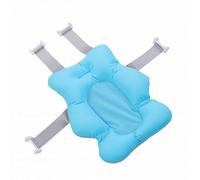 Generic Coussin de Baignoire pour bébé, Support de Siège Flottant Doux en Forme de T pour Nourrissons, 1 unité, fabriqué à Partir de Tissu Respirant à Séchage Rapide (BLUE)