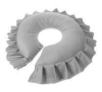 Generic Coussin de Massage Facial Stable pour Table de Massage, Oreiller U-shape Gris Argenté, Confortable et Amovible, Adapté au Salon de Beauté et Spa, Oreiller de Relaxation pour