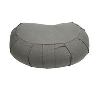 Generic Coussin de Méditation Rempli de Coques de Sarrasin, Housse en Coton, Oreiller de Sol pour le Yoga et la Paix Intérieure, Idéal pour la Méditation et la Détente (GRAY)