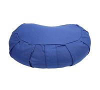 Generic Coussin de Méditation Rempli de Coques de Sarrasin, Housse en Coton, Oreiller de Sol pour le Yoga et la Paix Intérieure, Idéal pour la Méditation et la Détente (bleu foncé)