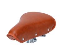 Generic Coussin de Siège de Vélo Vintage Rivet Ergonomique Amortisseur de Chocs pour Vélo d'exercice électrique Pliant Mountain City Taille 9.84x7.87x4.53in (Brown)