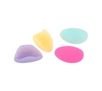 Generic Coussin Repose-pouce pour Flûte, Housse de Doigt en Silicone coloré pour les Joueurs D'instruments à Vent, Ensemble de 4 Articles