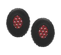 Generic Coussinets d'oreille de Remplacement pour Casque OE2 OE2I SoundTrue, Confortables et Durables en éponge de Haute qualité et Cuir Artificiel, 1 Paire (Noir Rouge)