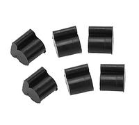 Generic Coussinets en Caoutchouc à Valve Rotative pour Piston de Klaxon, 7 Pièces, Tampons Noirs Résistants au Bruit, Matériau élastique pour Instruments à Cor Français