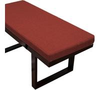 Generic Coussins de banc d'intérieur | Coussinets garnis de mousse de lin pour baie vitrée, jardin, terrasse, meubles longs