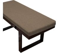 Generic Coussins de banc d'intérieur | Coussinets garnis de mousse de lin pour baie vitrée, jardin, terrasse, meubles longs
