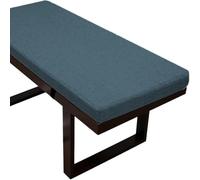 Generic Coussins de banc d'intérieur | Coussinets garnis de mousse de lin pour baie vitrée, jardin, terrasse, meubles longs