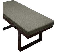 Generic Coussins de banc d'intérieur | Coussinets garnis de mousse de lin pour baie vitrée, jardin, terrasse, meubles longs