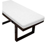 Generic Coussins de banc d'intérieur | Coussinets garnis de mousse de lin pour baie vitrée, jardin, terrasse, meubles longs