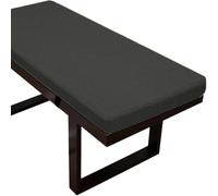 Generic Coussins de banc d'intérieur | Coussinets garnis de mousse de lin pour baie vitrée, jardin, terrasse, meubles longs