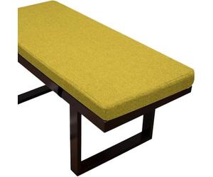 Generic Coussins de banc d'intérieur | Coussinets garnis de mousse de lin pour baie vitrée, jardin, terrasse, meubles longs