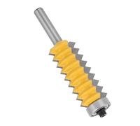 Generic Couteau à Fraiser le Bois de Type ondulé, Excellente Finition, Mèche de Toupie pour Rail et Montant pour une Coupe Propre et Soignée, Coupe-bois à 8 Tiges pour les Amateurs de Bricolage et