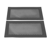 Generic Couvercle d'aération en Silicone, 2 Paquets de Petits Trous, Protection de sécurité pour bébé, pour la Maison (BLACK)
