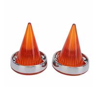 Generic Couvercle de l'objectif de Signal de Virage 3-1/4 Pouces, Usure Fiable à Plate-forme Résistante Installation Facile Couvre-éclairage de Signal de Virage pour Patrimoine 1986-2016 (Plaqué