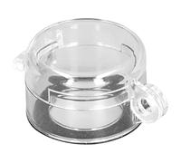 Generic Couvercle de Protection Transparent Anti-poussière pour Interrupteur à Bouton-poussoir de 30mm, Interrupteur D'arrêt D'urgence