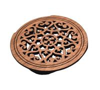 Generic Couvercle de rosace de, réducteur de, pièce de rechange décorative, accessoire pratique en bois pour rosace, Style B Brown